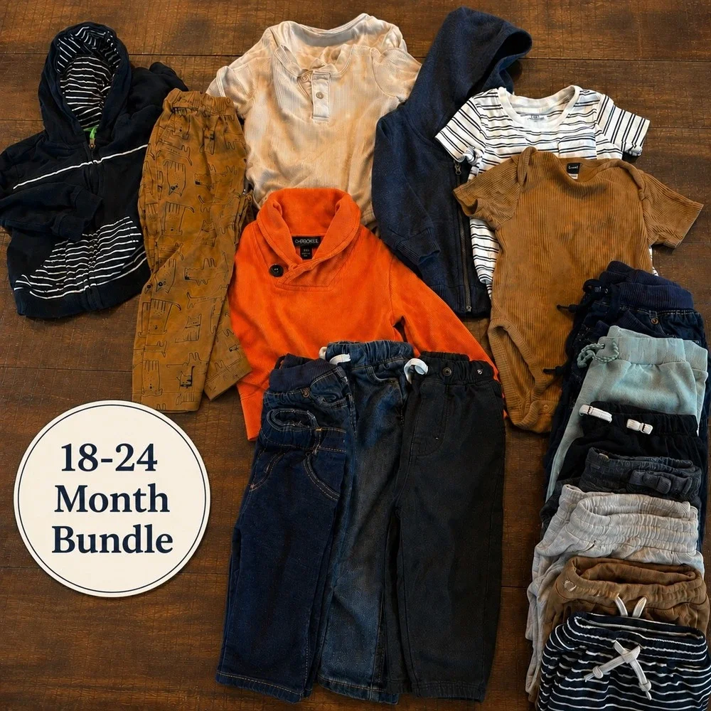 Toddler Boy 18-24 Month Clothing Bundle Old Navy Cherokee Garanimals 15+ Pc Lot